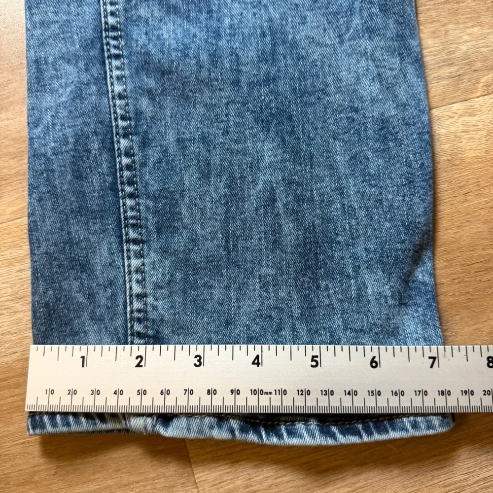 True Religion Rocco Jeans Mens 42x34 Blue Relaxed Skinny Stretch Denim Pants